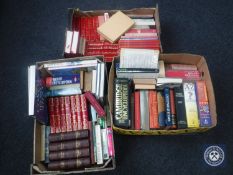 Three boxes of books : novels,