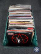 A crate of LP records : 80's, Debbie Harry, Madonna, soundtracks,