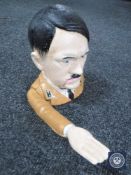 A novelty cast metal Hitler nutcracker