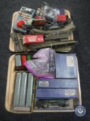 A collection of Hornby Dublo railway items to include Duchess of Montrose engine and tender,