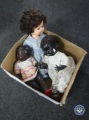 Three mid 20th century dolls
