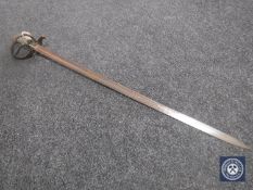A British 1821 pattern artillery officer's sword