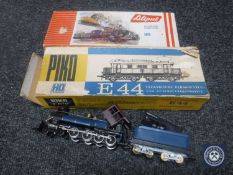 A box boxed Lilliput HO scale engine and wagon,