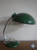 A mid 20th century angle poised lamp