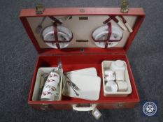 A mid 20th century Brexton picnic set