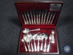 A canteen of Viners traditional bead silver plated cutlery