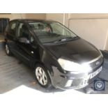 A Ford C-Max Style 5-door estate motor car, registration NH07 NKM, mileage 71,060, black,