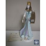 A Coalport limited edition figure, Delilah, 444/9500,