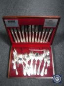 A canteen of Viners traditional bead silver plated cutlery