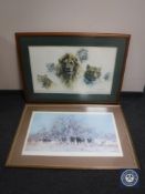 Two framed signed David Shepherd wildlife prints;