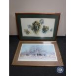 Two framed signed David Shepherd wildlife prints;