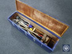 A 20th century cased croquet set