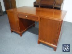 A mid 20th century mahogany writing desk