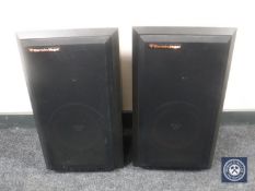 A pair of Cerwin Vega speakers