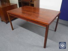 A mid 20th century Danish pull out dining table