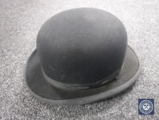 A mid twentieth century Gentleman's bowler hat