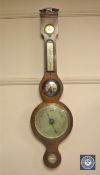 A 19th century mahogany barometer