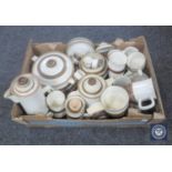 A large box of Denby stoneware