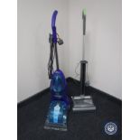 A G Tech air ram K9 vacuum cleaner together with a vax carpet cleaner