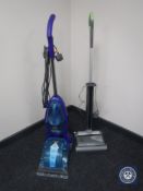 A G Tech air ram K9 vacuum cleaner together with a vax carpet cleaner