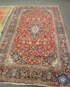 A Kashan rug, Central Iran,
