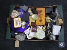 A large box of costume jewellery,