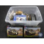 A large collection of modelling kits,