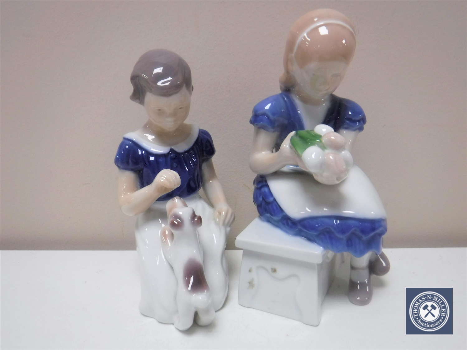 Two Bing & Grondahl figures of ladies,