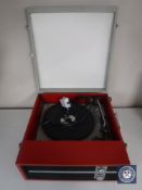 A mid twentieth century electric table top record player