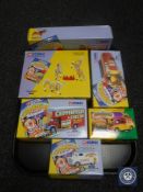 A tray of six boxed Corgi Chipperfields Circus and Showmans Range die cast vehicles and place sets