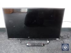 A Technika 32 inch LED TV with remote