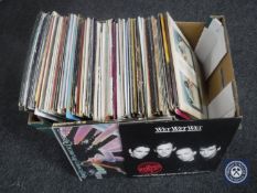 A box of LP's - Rod Stewart, 1980's, Elvis etc.