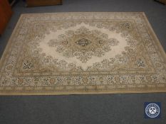 A machine made Tabriz design carpet
