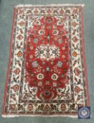 A Persian Sarough rug,