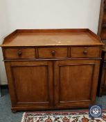 A Victorian mahogany serving cabinet,