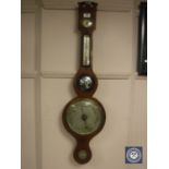 A 19th century mahogany barometer