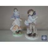 A Royal Worcester limited edition figure, Rosie Picking Apples, 7708/9500,