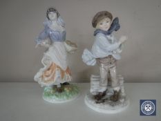 A Royal Worcester limited edition figure, Rosie Picking Apples, 7708/9500,