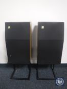 A pair of JM speakers on stands