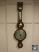 A Victorian mahogany cased barometer