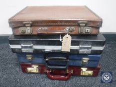 Four briefcases