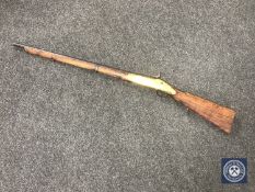A 19th century and later percussion cap musket