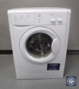 An Indesit washing machine