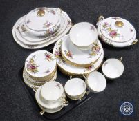 Forty-three pieces of Adderley Lawley bone china