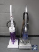 A Sanyo vacuum cleaner and a Hoover vacuum cleaner (2)