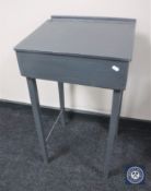 A painted mid 20th century desk