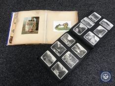 A Victorian scrap book and an album of black and white photographs CONDITION REPORT: