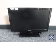 A Toshiba 22" LCD TV / DVD with remote