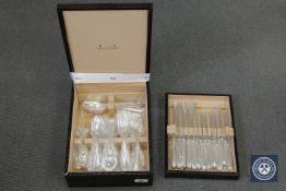 An impressive Mappin & Webb canteen of sterling silver Louis XVI cutlery, for six settings,