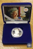 A Royal Mint Queens Golden Jubilee coin 2002 in case.
